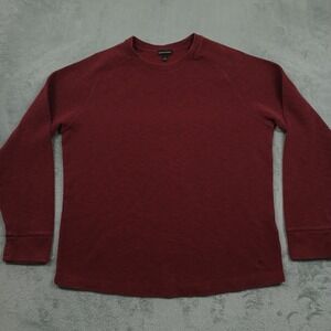 Banana Republic Sweater Mens Large Red Pullover Crew Neck Knit